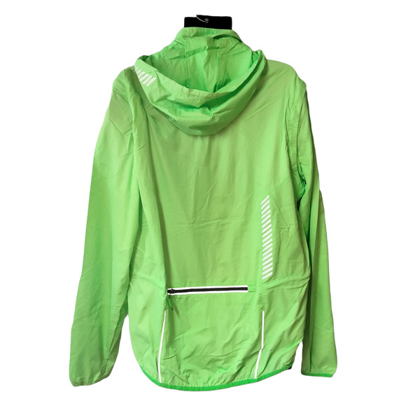 SILVINI Jacket VETTE Mens Neon Green Cycling Running Active Windbreaker NEW - Picture 12 of 12